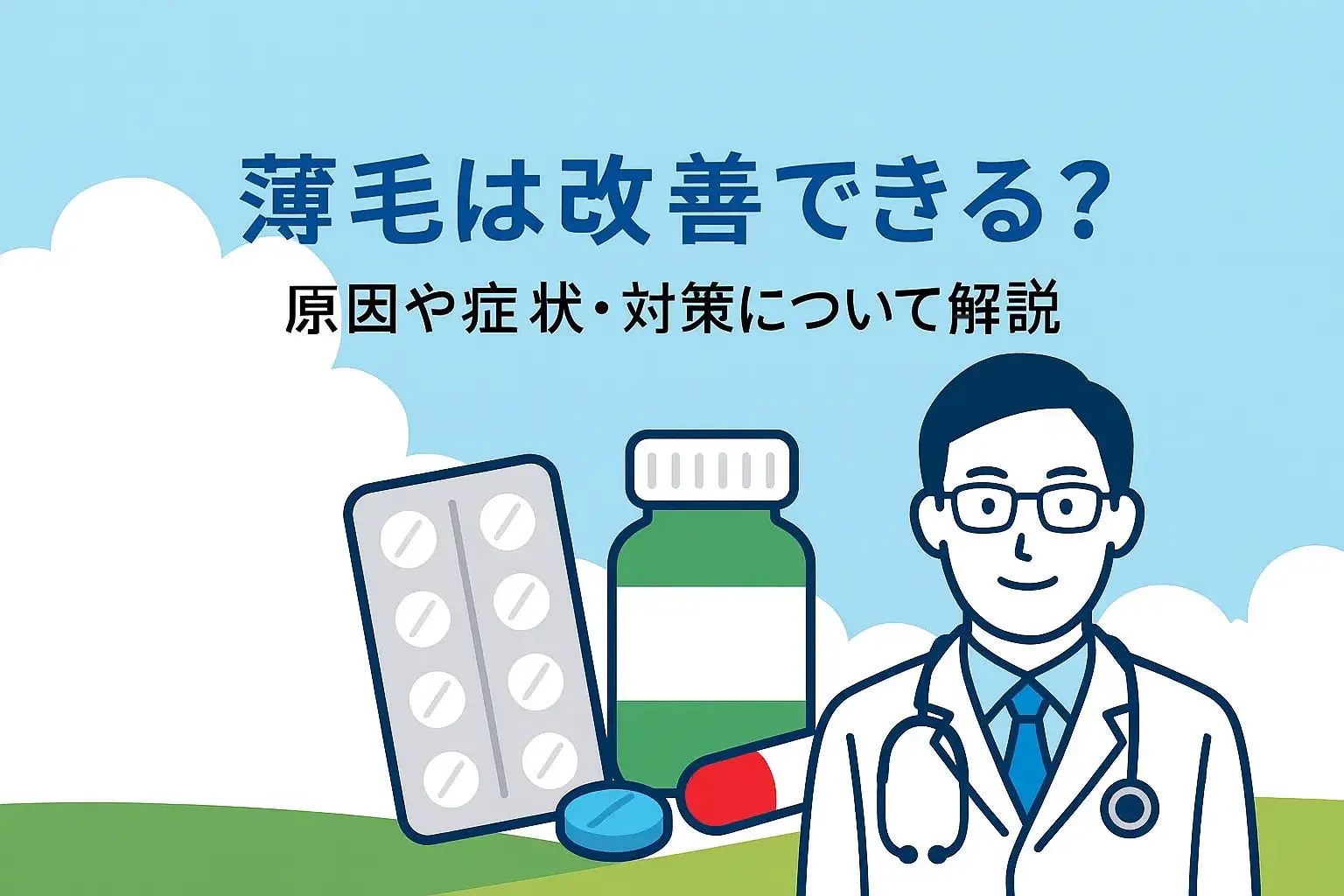 薄毛は改善できる? 原因や症状・対策について解説