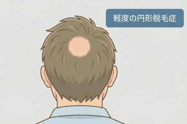 軽度な円形脱毛症
