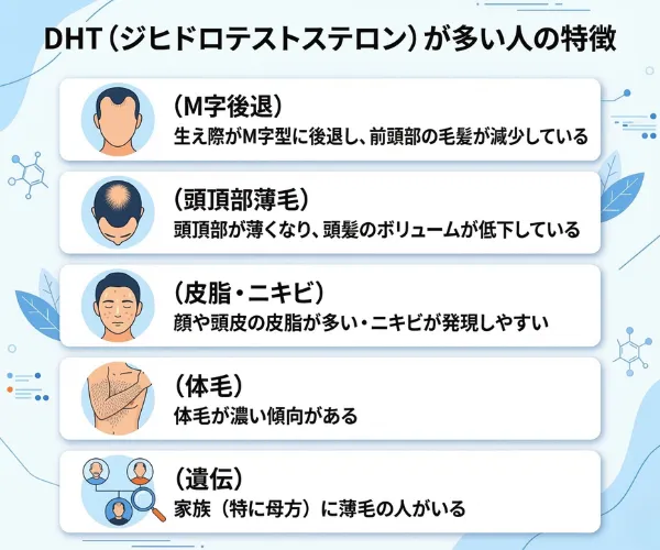 DHTïŒãžããããã¹ãã¹ããã³ïŒãå€ã人ã®ç¹åŸŽ