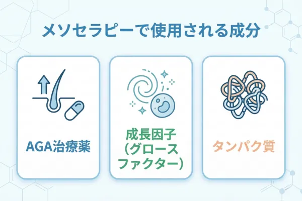 メソセラピーで使用される成分