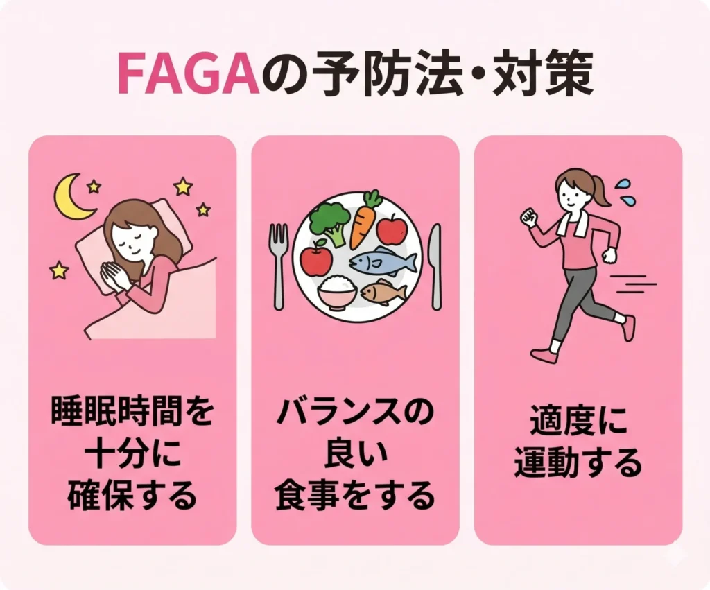 FAGAの予防法・対策