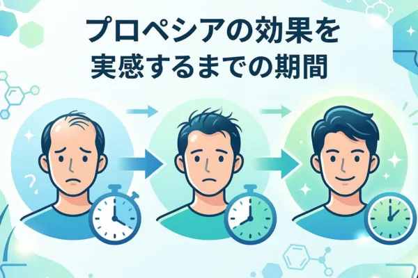 プロペシアの効果を実感するまでの期間