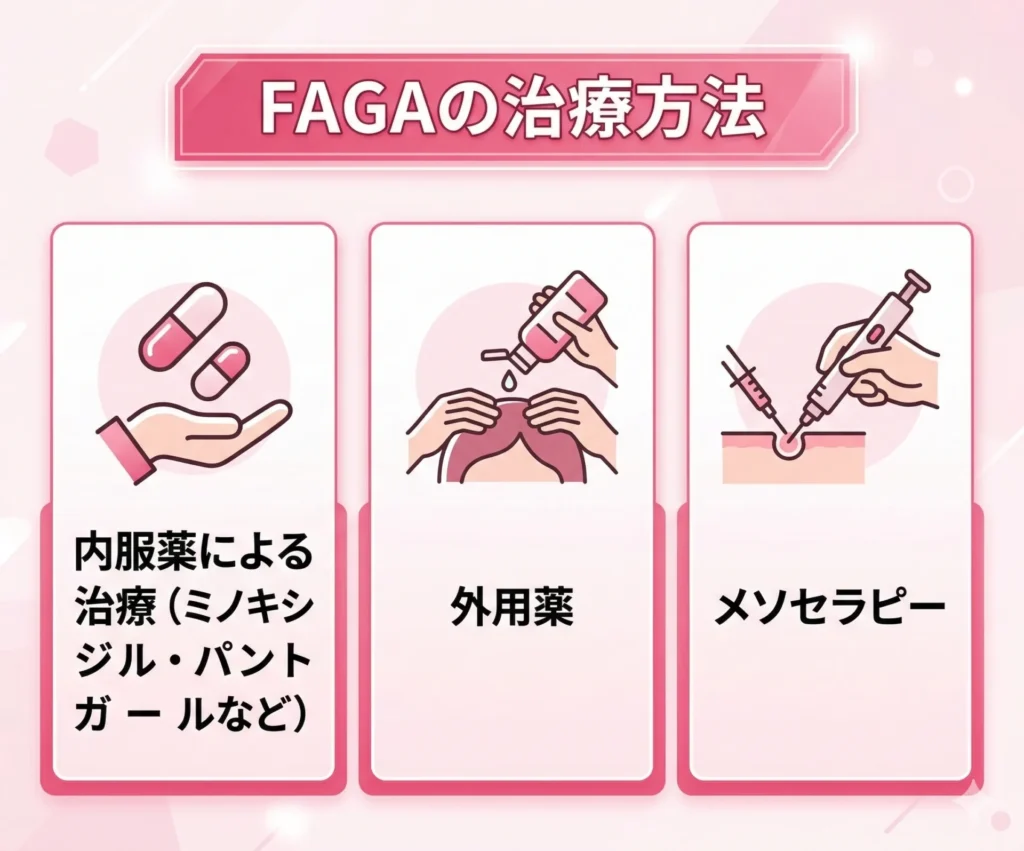 FAGAの治療方法